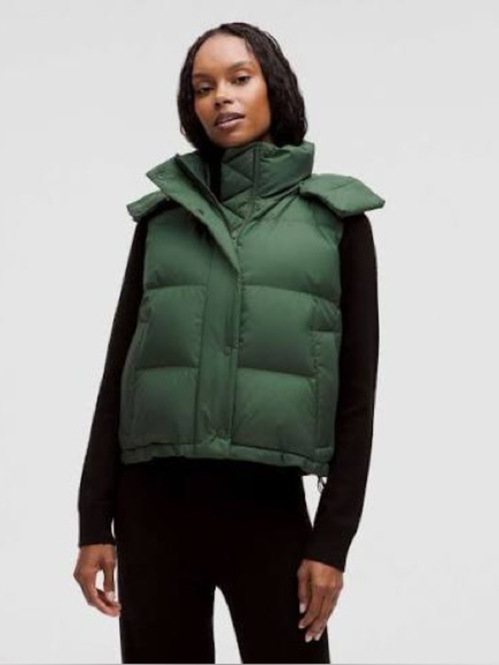 Lululemon Wunder Puff Vest in Legacy Green Sz 4